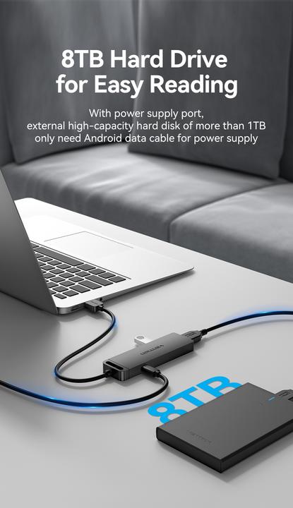 Actual product image Vention Chlbd (USB-A, 4 Ports)