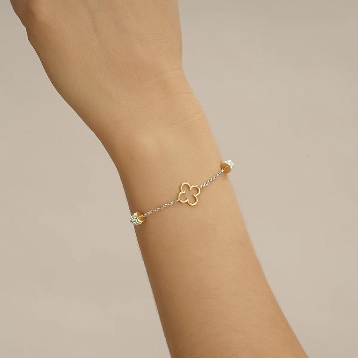 Immagine prodotto Charles Garnier Bracciale in argento bicolore, ossido di zirconio (20.50 cm, Argento 925)