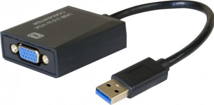 Immagine prodotto Exertis Connect Adattatore USB 3.0 per scheda grafica VGA Aggiungi rapidamente una scheda grafica al tuo computer (VGA, 23 cm)