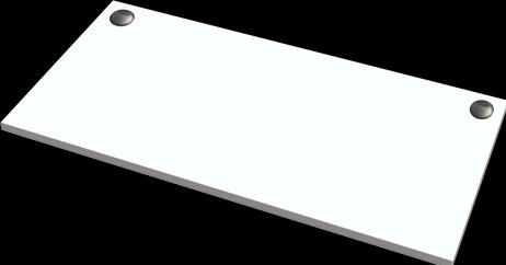 Actual product image Fellowes Tischplatte Levado 180 x 80 cm, Weiss (180 x 80 cm)