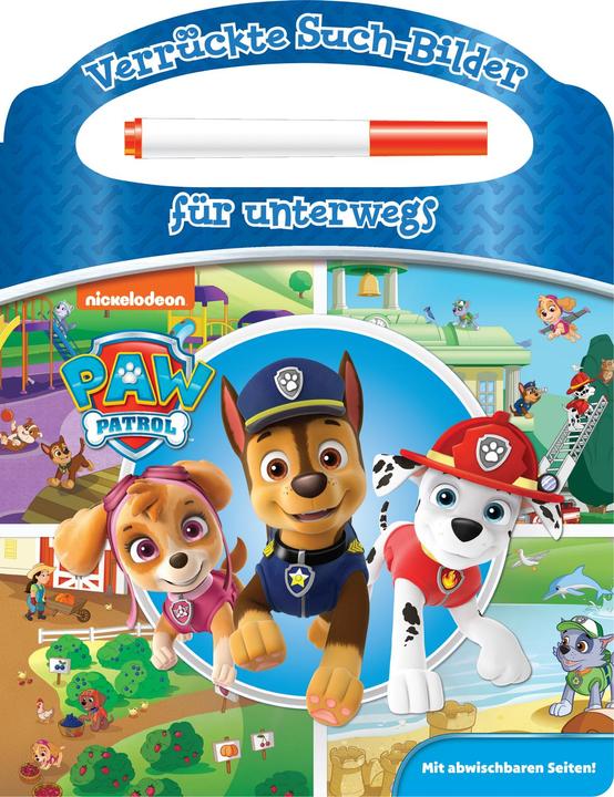 Image du produit PAW Patrol - Verrückte Such-Bilder für unterwegs - Wimmelbuch - Pappbilderbuch mit Stift und (Allemand, Phoenix International Publications Germany GmbH, 2022)