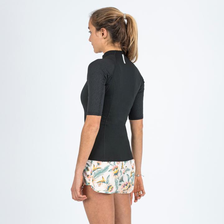 Immagine prodotto Subea YULEX100 top da bagno donna protezione UV 1,5 mm manica corta - nero (1 mm, XL)