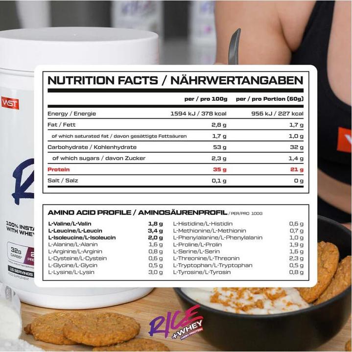Actual product image Vast Rice+Whey (1 pcs., 900 g)