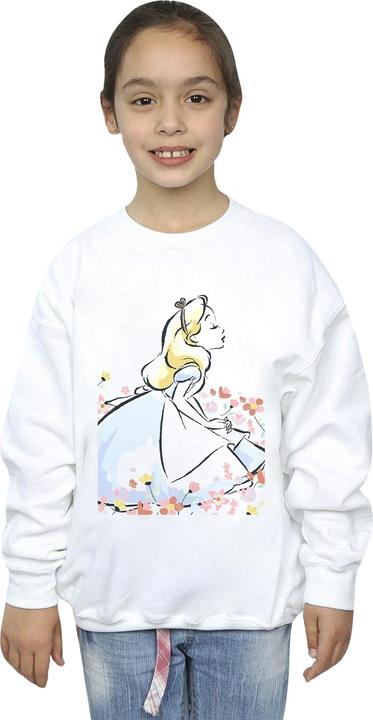 Immagine prodotto Disney Felpa bambina Alice In Wonderland Sketch Flowers (104)