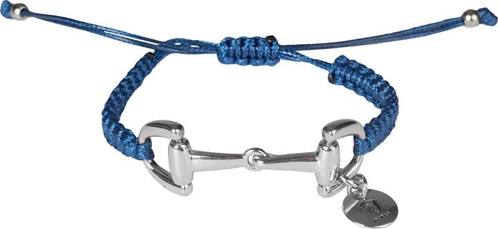 Horka Braided bracelet with bit decoration (Waxy polyester yarn and metal)