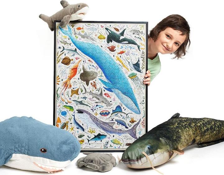 Immagine prodotto Czuczu Puzzle con pesci e animali acquatici, 500 pezzi (500 pezzi)