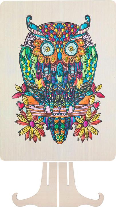 Actual product image Grafix Wooden puzzle owl 133 pieces FSC (133 pieces)
