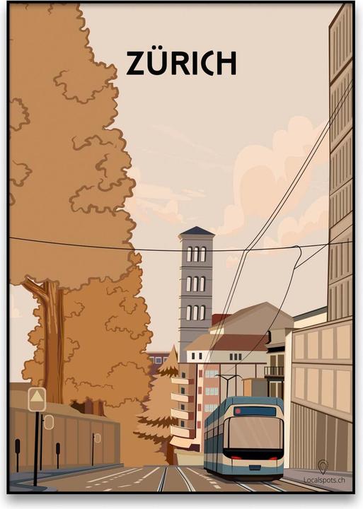Image du produit Plakativ Zürich Poster A1 (59,4 x 84,1 cm)