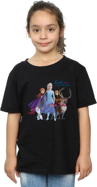 Immagine prodotto Disney Frozen 2 Lead With Courage Maglietta Ragazze (128)