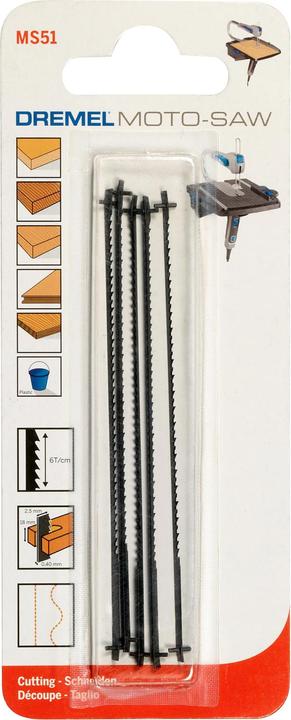 Produktbild Dremel Allzweck-Holzsägeblatt (5 Stück)