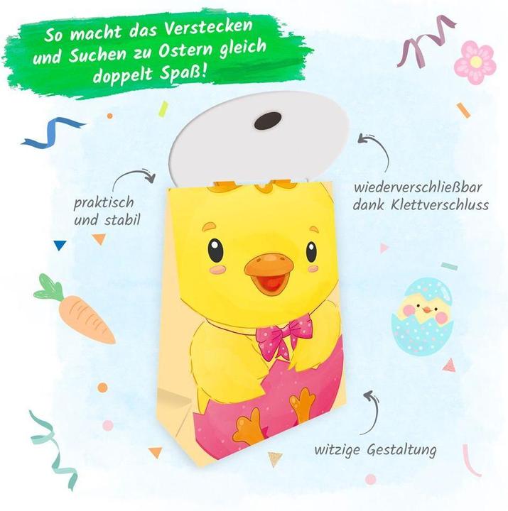 Produktbild Geschenktasche mit Verschluss Küken (Geschenktüte, 1 x)