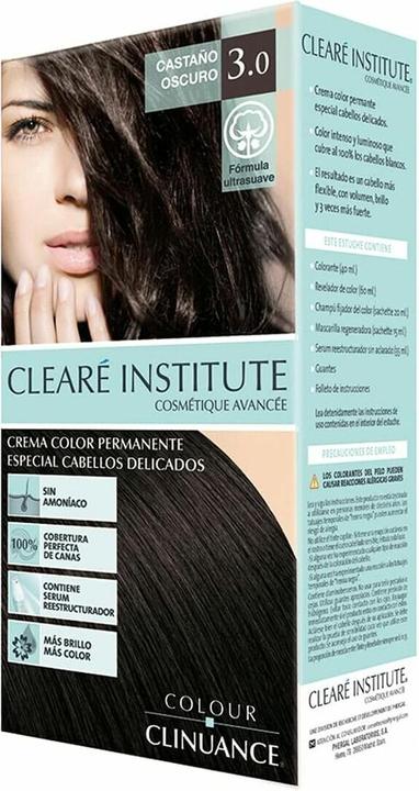 Produktbild Clearé Institute Cleare Institute Coloracion 3 0 Castano Oscuro Cabellos Delicados (3.0-castaño oscuro)