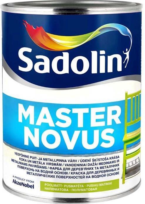 Sadolin Paint Master Novus Half-Mat 1l Bw-White (White, 1000 ml)
