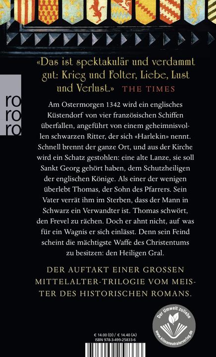 Produktbild Die Bücher vom Heiligen Gral 01. Der Bogenschütze (Deutsch, Bernard Cornwell, 2012)