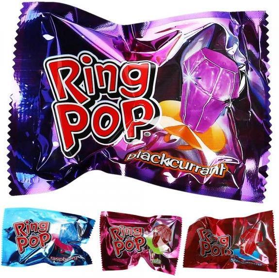 Actual product image Bazooka Ring Pop (1 pcs., 15 g)