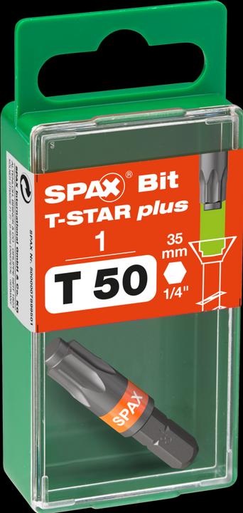 Actual product image Spax Screwdriver bits ® (T-STAR plus)