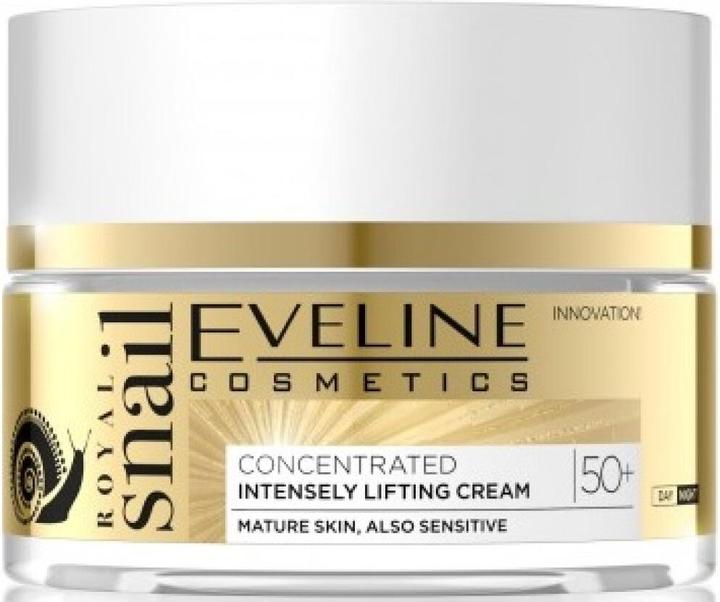 Eveline Royal Snail 50+ Snail Slime Therapy Concentrated Strongly Lifting Cream For Day And Night (50 ml)