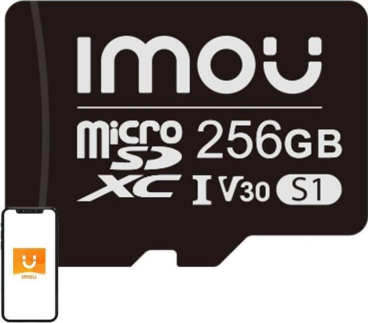 Image du produit Imou Carte mémoire microSD (UHS-I, SDHC, 10/U3/V30, 95/38) (256 Go, microSD, U3, UHS-I)