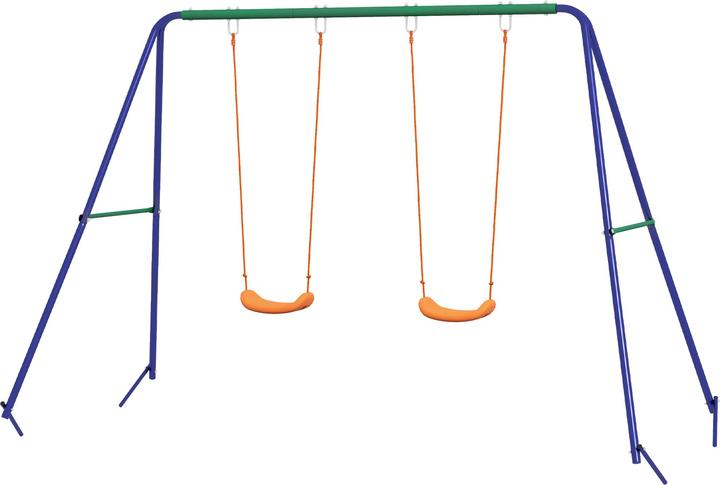 Produktbild Outsunny 2er Kinderschaukel mit Gerüst