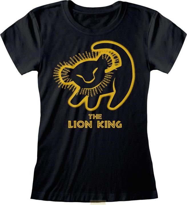 Produktbild NoName LION KING - Fitted T-Shirt - Classic - Silhouette (S) (S)