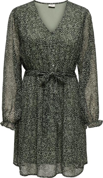 JdY Coupe normale Col en V Poignets élastiques Robe courte (M)
