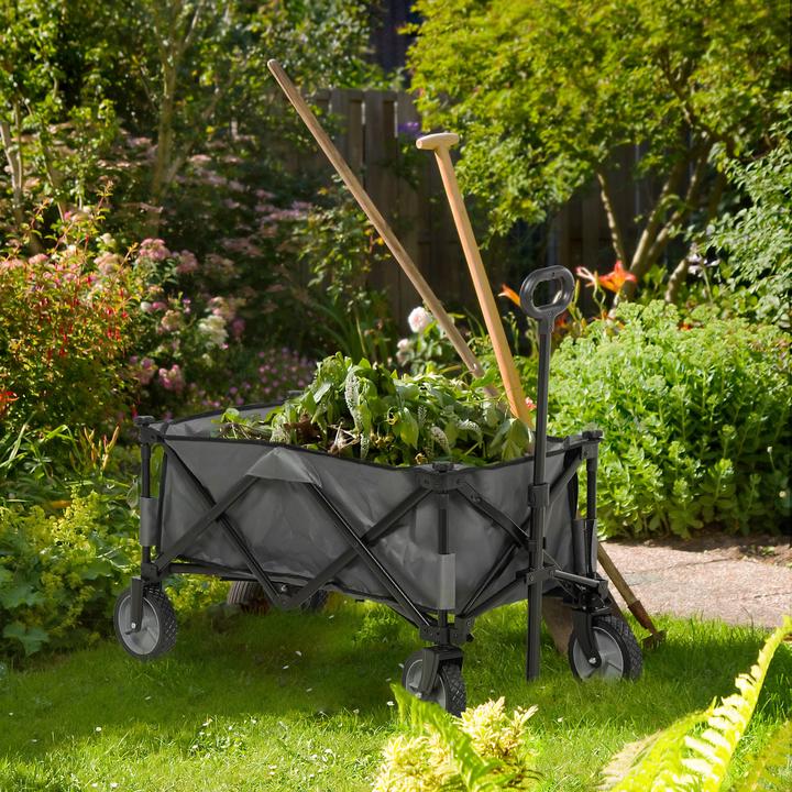 Actual product image Outsunny Handcart with side pockets