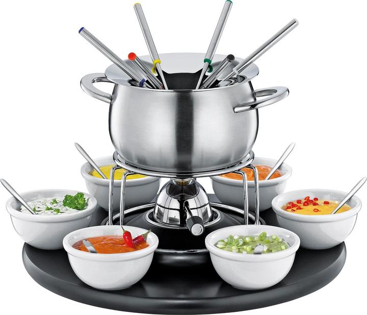 Produktbild Spring Fondue-Garnitur schwarz, 22-teilig Carousel (Käsefondue)