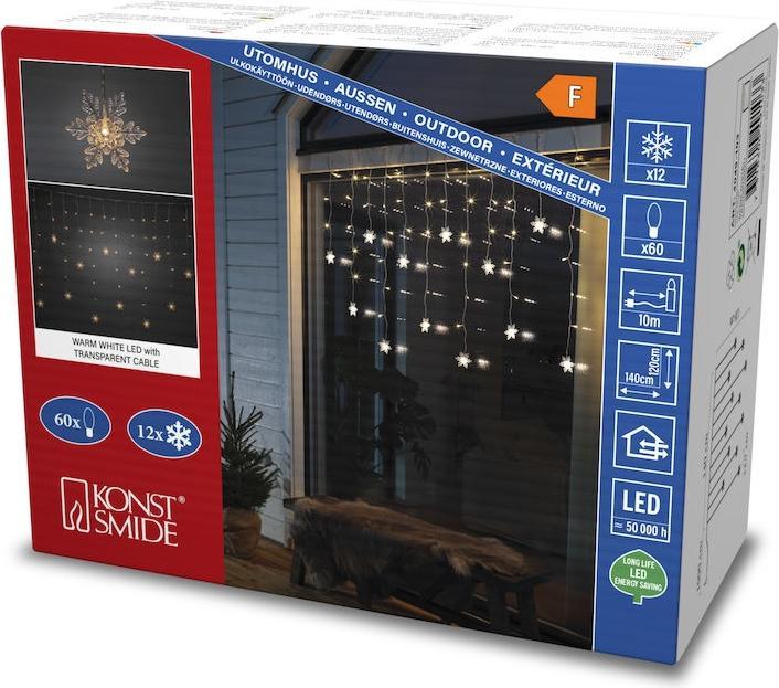 Actual product image Konstsmide Snowflakes (1.40 m)