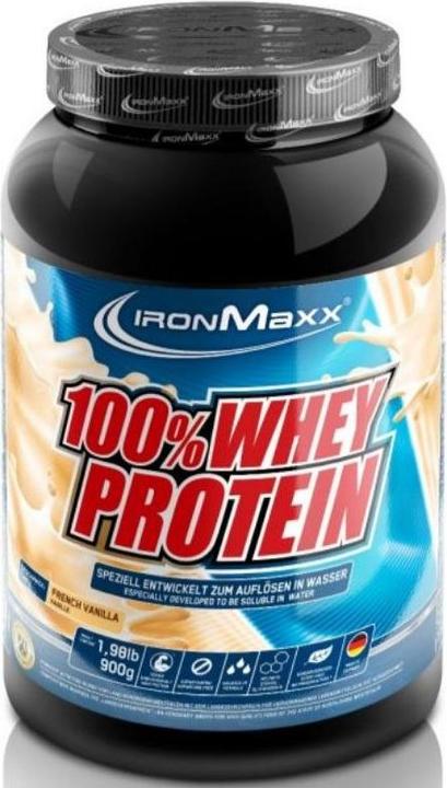 Image du produit IronMaxx 100% de protéines de lactosérum (Vanille, 1 pcs, 900 g)