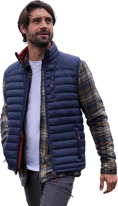 Actual product image Mountain Warehouse Mens Henry II Extreme Padded Gilet (XS)