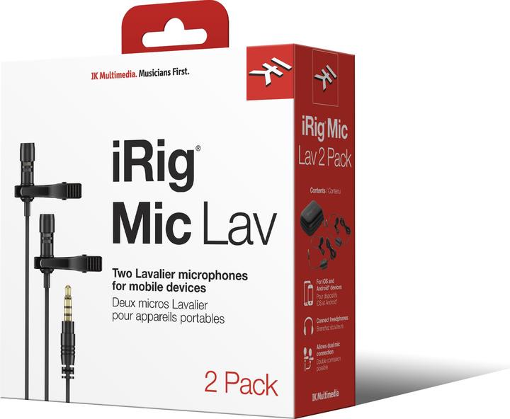 Produktbild IK Multimedia iRig Mic Lav 2 Pack