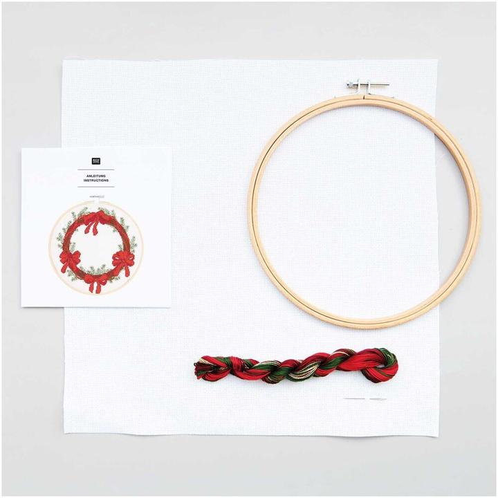 Produktbild Rico Design Stickpck.Kreuzstich,Bild Kranz.100378