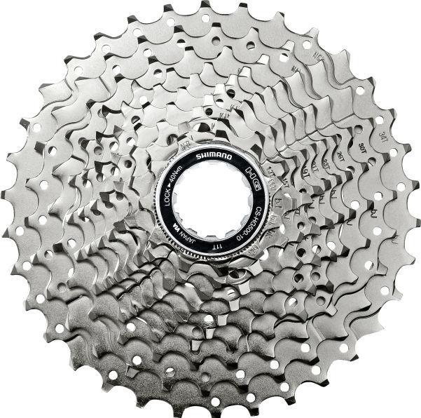 Actual product image Shimano Cassette TIAGRA CS-HG500 10-speed 11-34 teeth 10-pack (10-speed, 11-34)