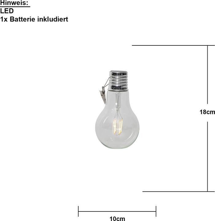 Produktbild Star Trading LED Laterne Fille Solar (5 lm, IP44)