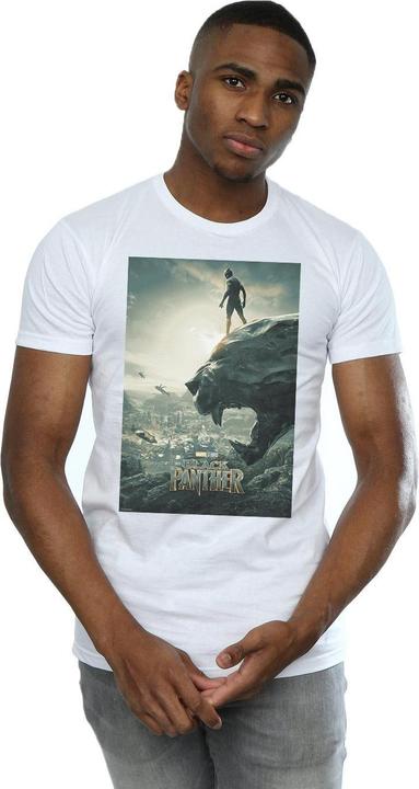 Image du produit Mens Black Panther Poster T-Shirt (XL)
