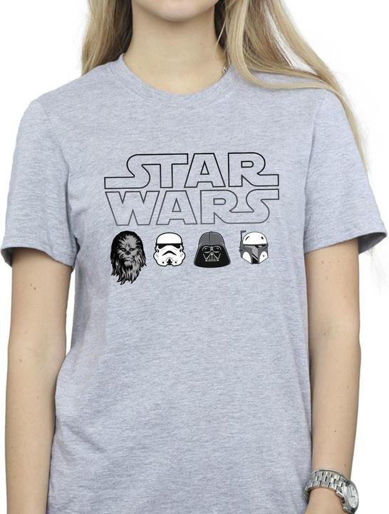 Produktbild Star Wars Character Heads TShirt (L)