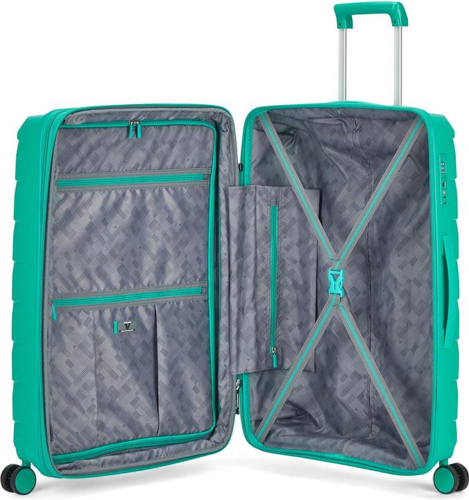Immagine prodotto Roncato Carrello Skyline 2.0 a 4 ruote da 46,5 cm con piega ad espansione (78 l, M (50 - 90l))