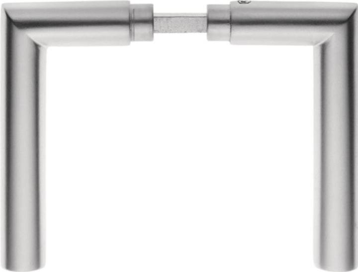 Immagine prodotto EDI Coppia di maniglie a leva 108 H in acciaio inox F00 Mandrino quadrato 10 mm (Maniglia della porta)