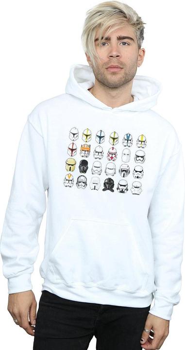 Immagine prodotto Star Wars Trooper Helmets Felpa con Cappuccio Uomo (L)