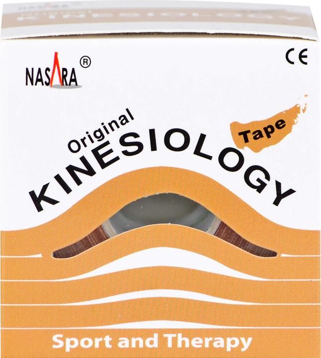 Produktbild Mikros NASARA Kinesiologie Tape Beige 5cmx5m, 1 St PFL (5 m)