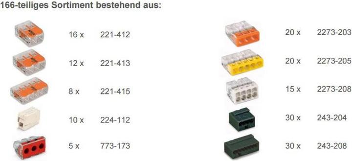 Produktbild Wago Verbindungsklemmenset