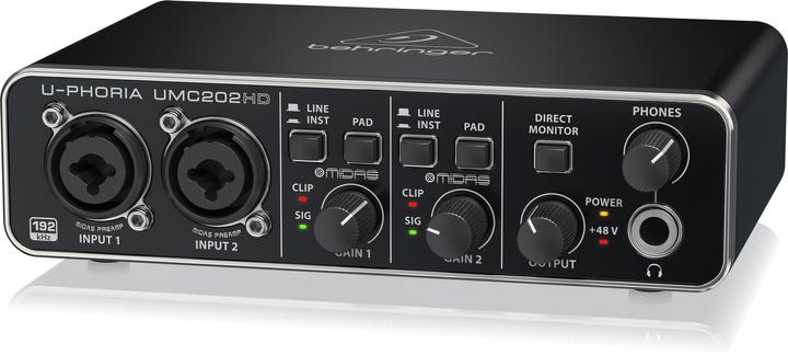 Produktbild Behringer UMC202HD recording audio interface (USB)