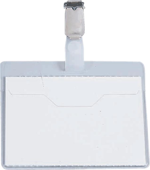 Produktbild Durable Hartfolien-Namensschilder mit Clip oben offen