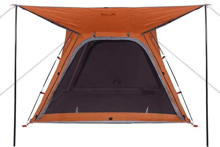 Actual product image VidaXL Camping tent 4 persons & Orange 185T Taffeta (Dome tent, 5.90 kg, 4 persons)