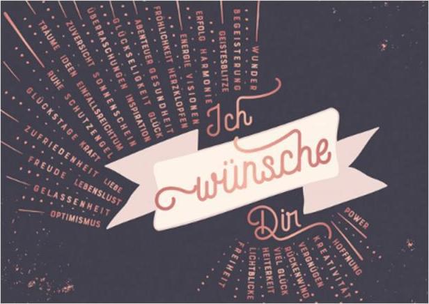 Produktbild Postkarte Vintage Art Ich wünsche dir..