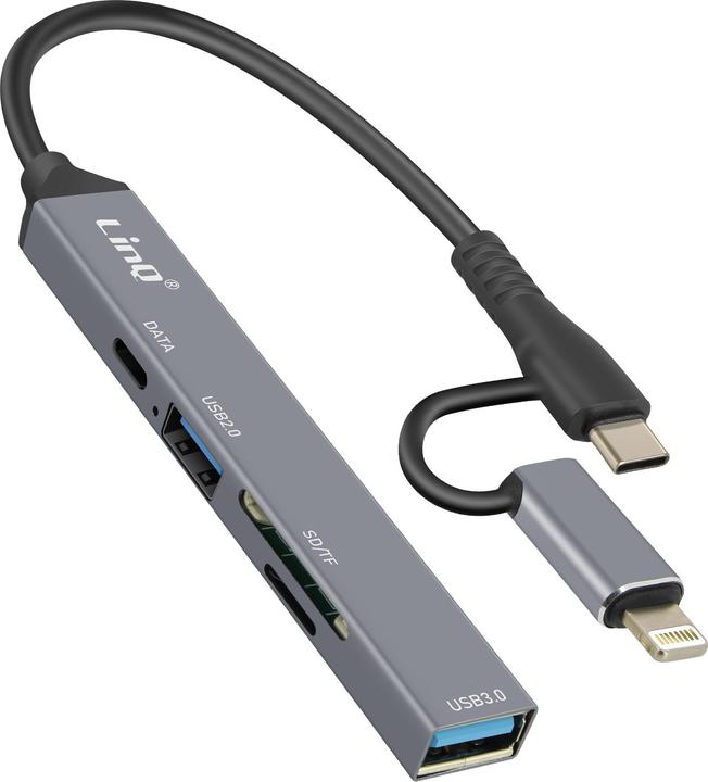 Produktbild LinQ IT7943 Multiport-Hub (USB-C, 2 Ports)