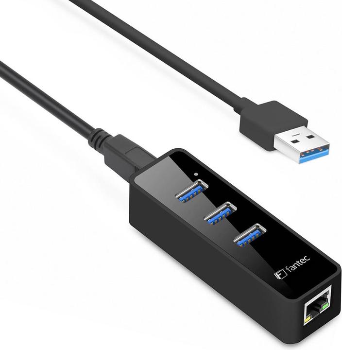 Immagine prodotto Fantec UMP-3UE1000 2IN1 USB HU (USB-A, 3 Porti)