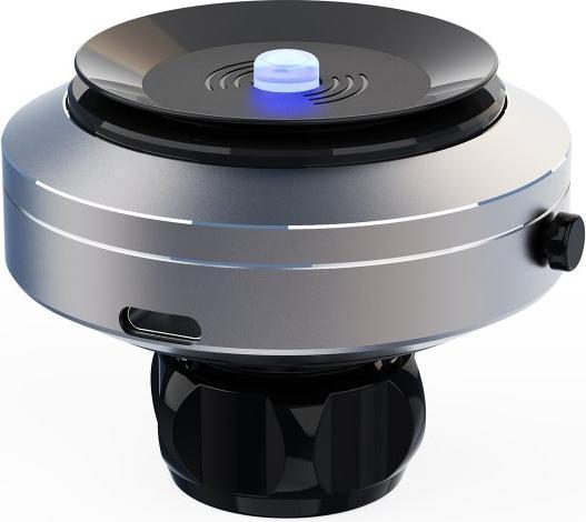 Produktbild Misura MA05 - Handyhalterung mit Vakuumsauger und kabelloser Aufladung QC3.0