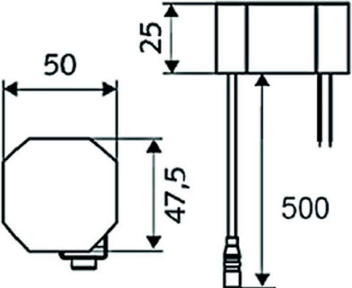 Actual product image Schell PURIS E electronic WC fitting