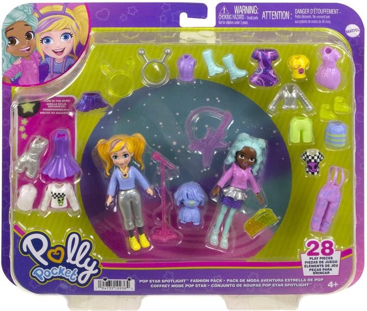 Produktbild Polly Pocket Pop Star Spotlight Fashion Pack